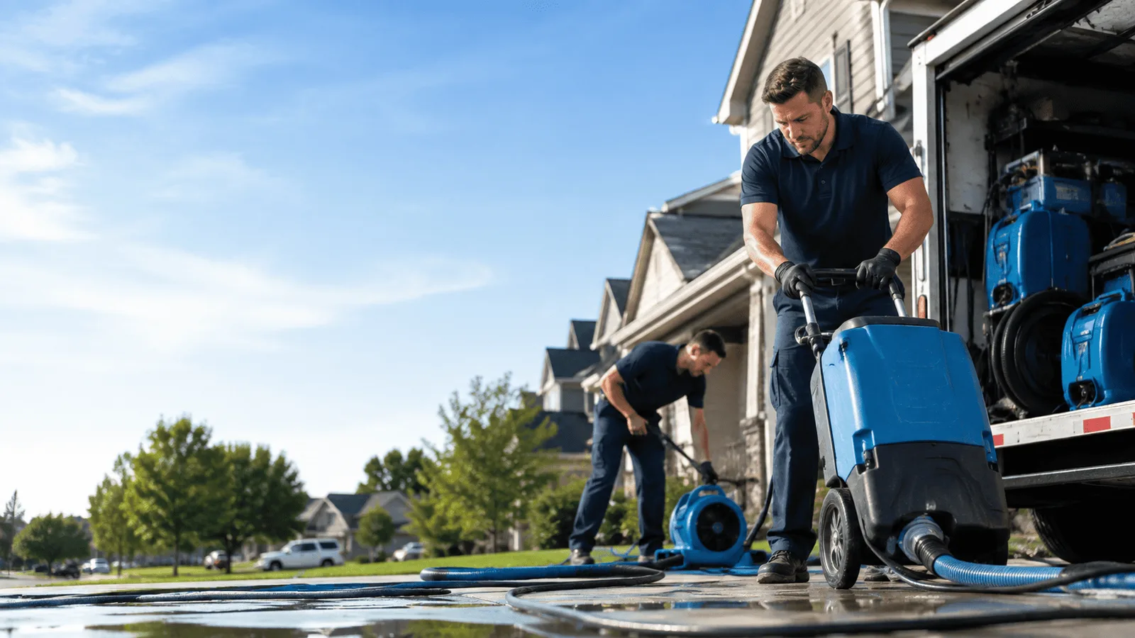 Basement Flooding being performed in Dillsburg, PA